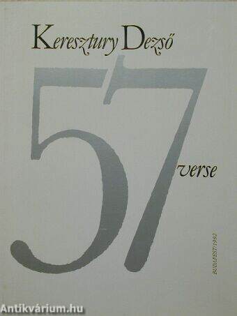 Keresztury Dezső 57 verse