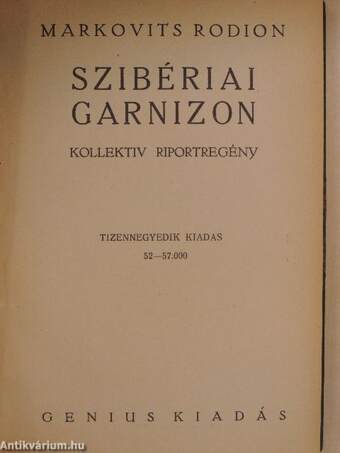 Szibériai Garnizon I-II.