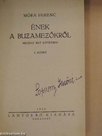 Ének a buzamezőkről I-II.