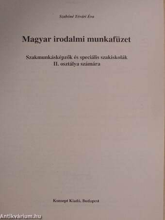 Magyar irodalmi munkafüzet