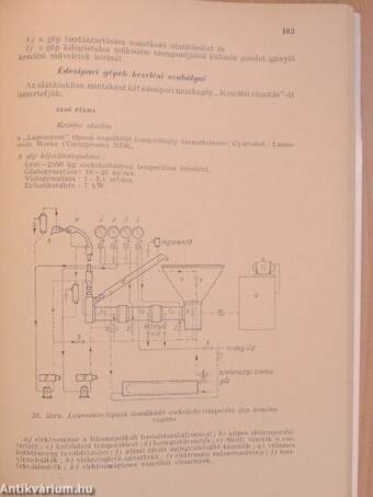 Édesipari gépek ismertetése, kezelése és karbantartása