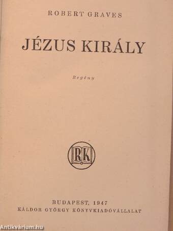 Jézus király