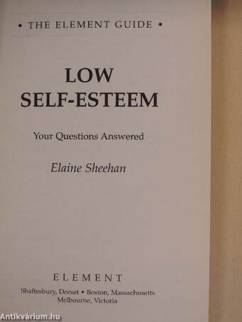 Low Self-Esteem