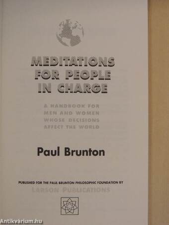 Meditations for people in charge