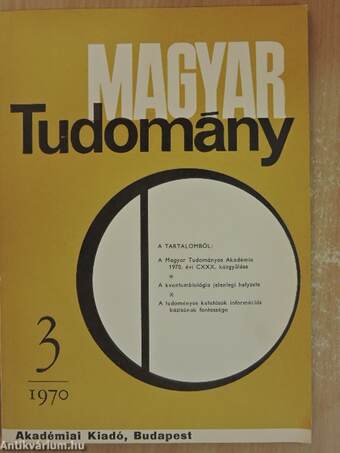 Magyar Tudomány 1970. március