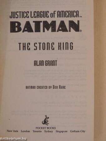 Batman - The Stone King