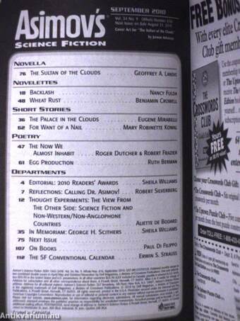 Asimov's Science Fiction September 2010