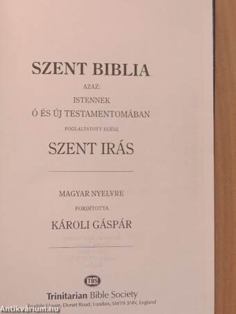 Szent Biblia