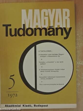 Magyar Tudomány 1972. május