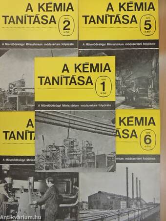 A kémia tanítása 1970. (nem teljes évfolyam)