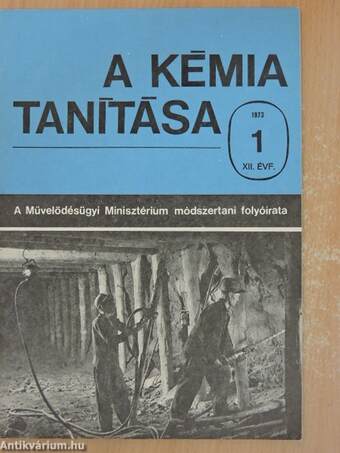 A kémia tanítása 1973. (nem teljes évfolyam)