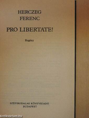 Pro Libertate!