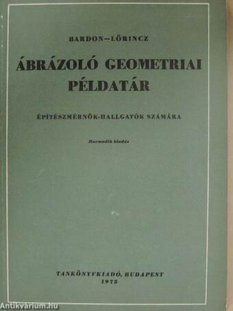 Ábrázoló geometriai példatár