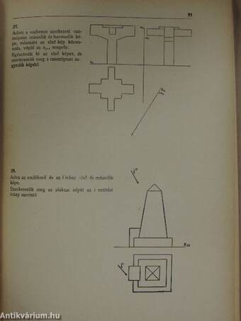 Ábrázoló geometriai példatár