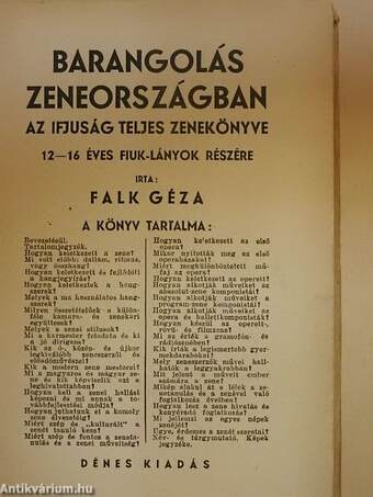 Barangolás Zeneországban