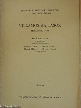 Villamos hajtások