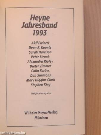 Heyne Jahresband 1993