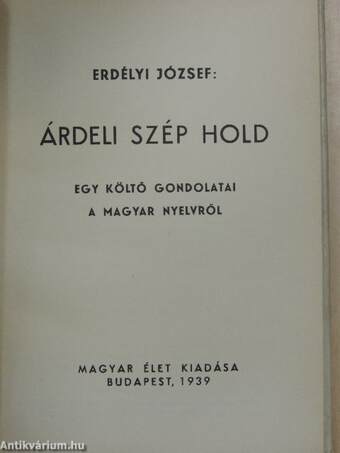 Árdeli szép Hold