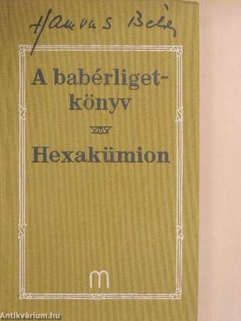 A babérligetkönyv/Hexakümion