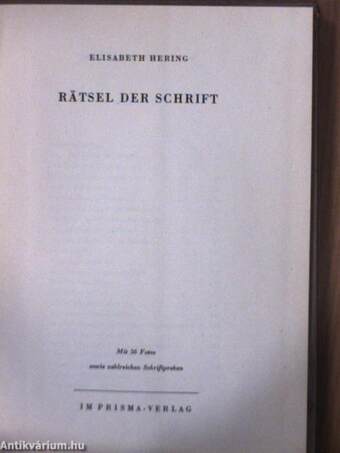 Rätsel der Schrift