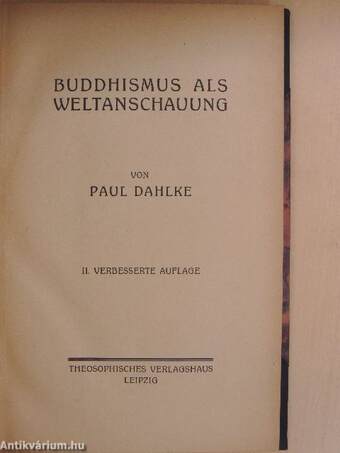 Buddhismus als Weltanschauung