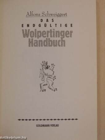 Das endgültige Wolpertinger Handbuch