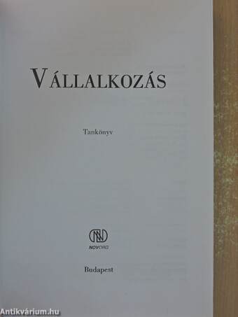 Vállalkozás