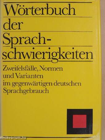 Wörterbuch der Sprachschwierigkeiten