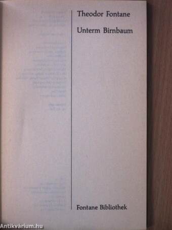 Unterm Birnbaum