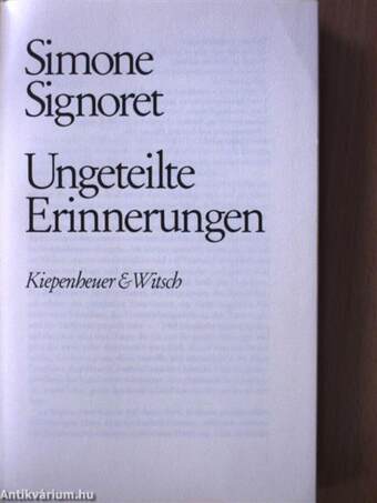 Ungeteilte Erinnerungen