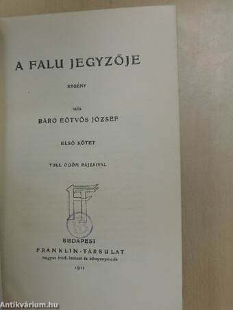 A falu jegyzője I-II.