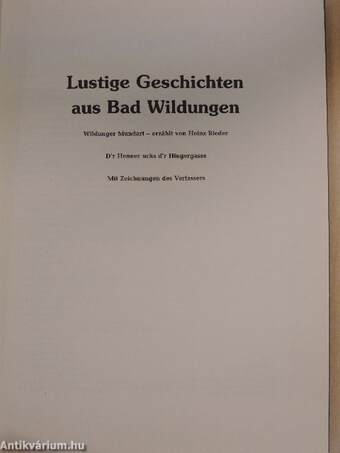 Lustige Geschichten aus Bad Wildungen