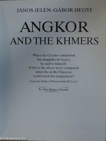 Angkor and the khmers