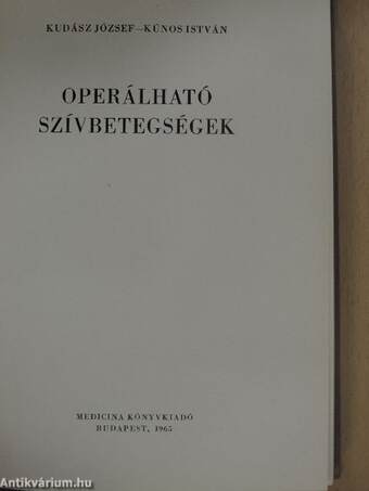 Operálható szívbetegségek