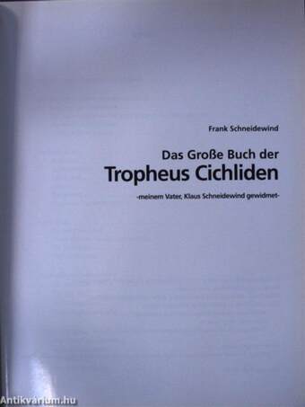 Das Große Buch der Tropheus-Cichliden