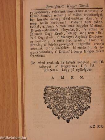 Smirnai szent polikárpus, Avagy, Sok keserves háborúságok között magok Hivataljokat Keresztyéni Szorgalmatossággal Kegyesen viselö erdélyi réformátus püspököknek historiájok