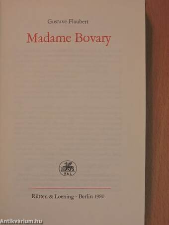 Madame Bovary