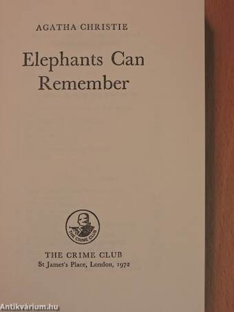 Elephants Can Remember