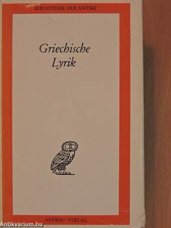 Griechische Lyrik