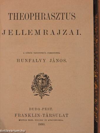 Theophrasztus jellemrajzai