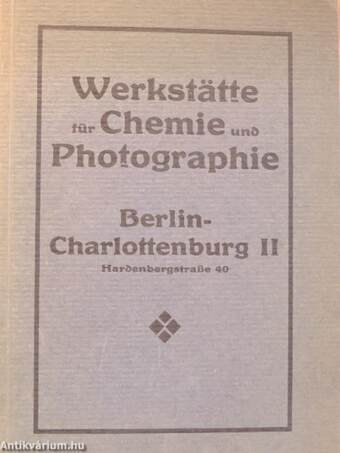 Werkstätte für Chemie und Photographie