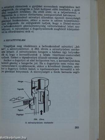 A motorok és gépjárművek szerkezete