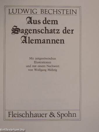 Aus dem Sagenschatz der Alemannen