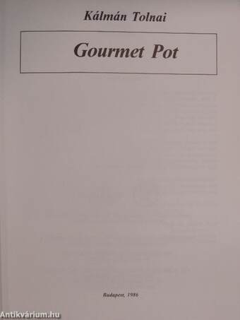 Gourmet Pot