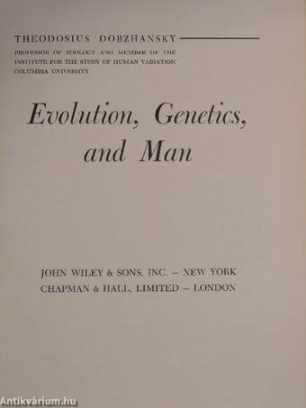 Evolution, Genetics, and Man