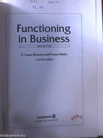 Functioning in Business