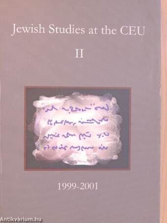 Jewish Studies at the Central European University II.