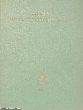 Annales Immunologiae Hungaricae III.