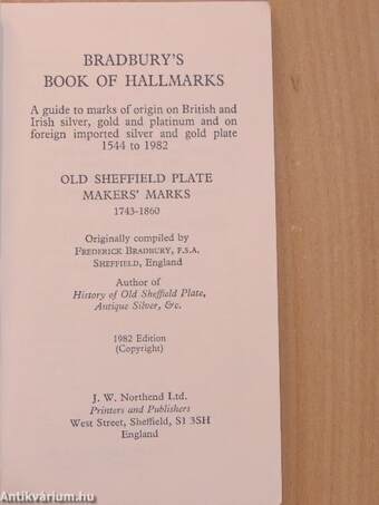 Bradbury's Book of Hallmarks