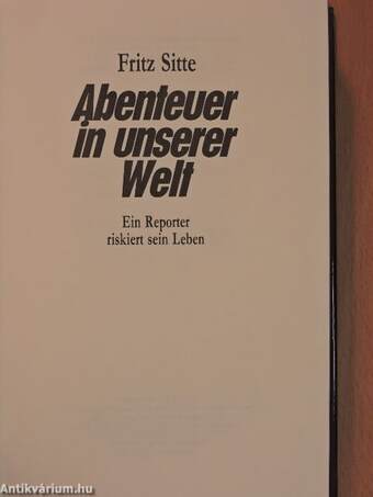 Abenteuer in unserer Welt